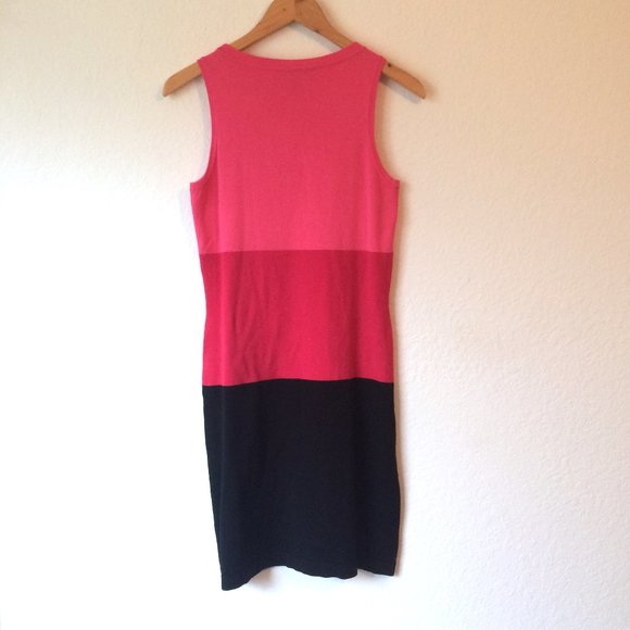 Sleeveless Color Block Dress B1065 - Picture 3 of 3